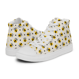 Women’s high top canvas shoes | Bee